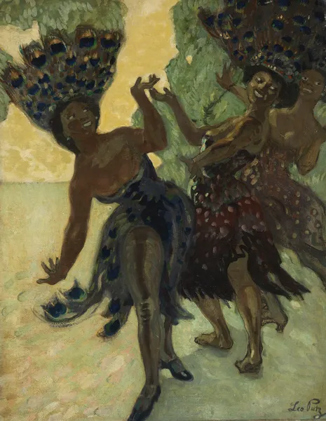 Tanzende Negerinnen av Leo Putz