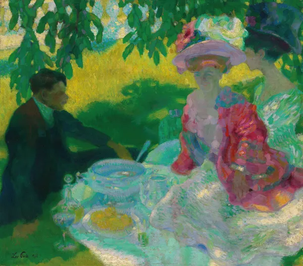 The picnic av Leo Putz