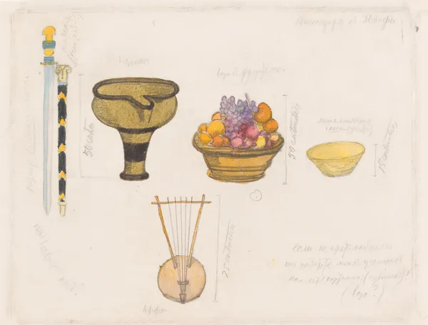 Judith; Set av Léon Bakst