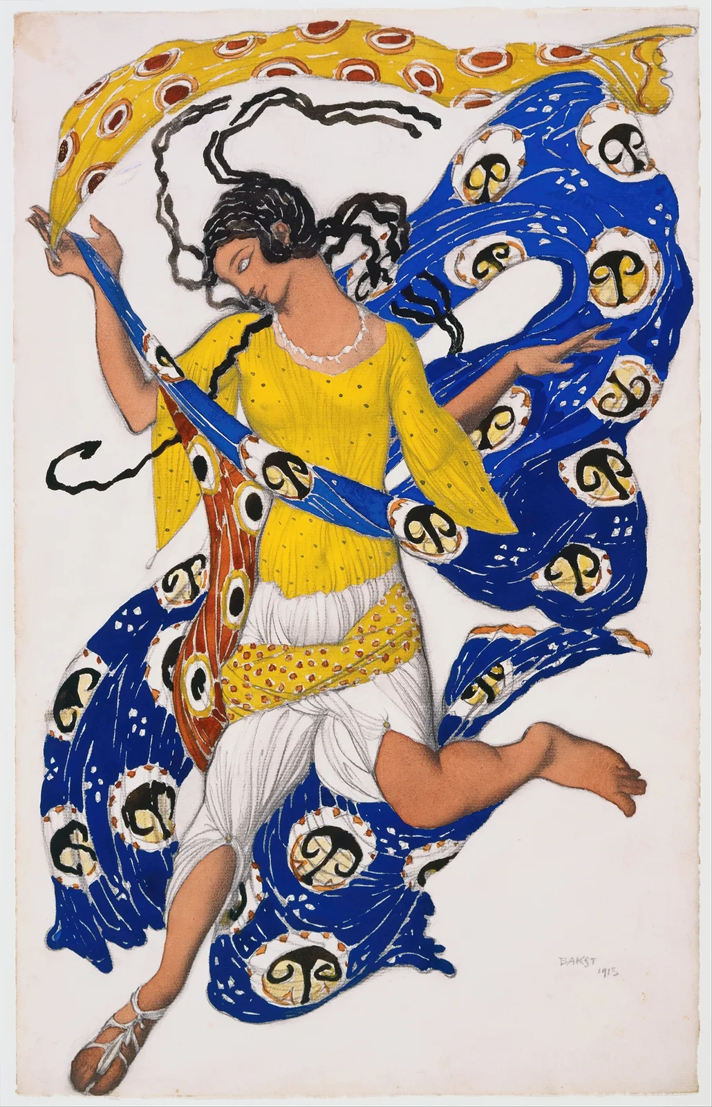 The Butterfly (Costume Design for Anna Pavlova) av Léon Bakst