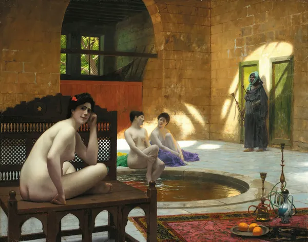 Femmes Au Bain av Jean-Léon Gérôme