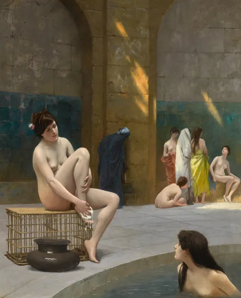 Femmes Au Bain av Jean-Léon Gérôme