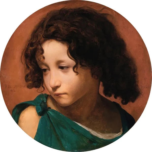 Portrait D’enfant av Jean-Léon Gérôme