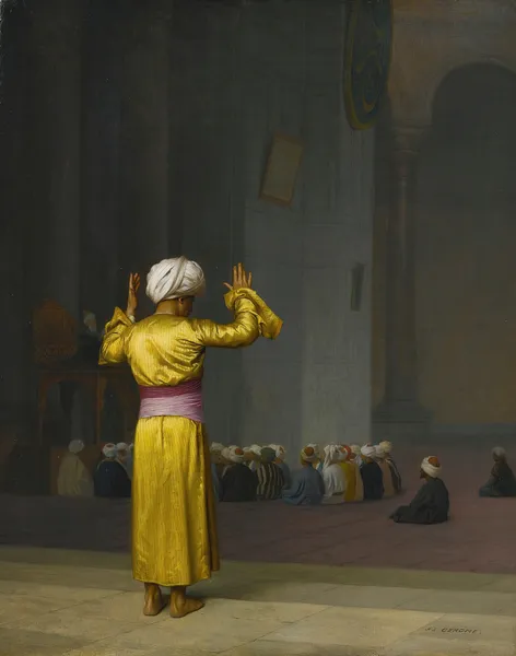 Prière Dans La Mosquée av Jean-Léon Gérôme