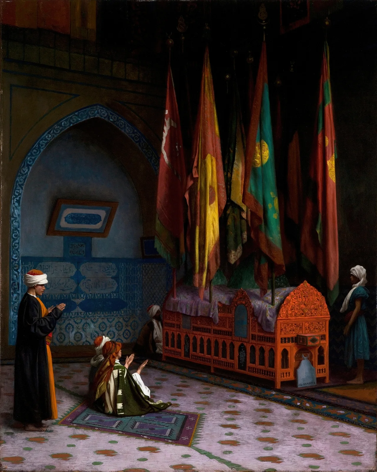 The Sentinel at the Sultan’s Tomb av Jean-Léon Gérôme
