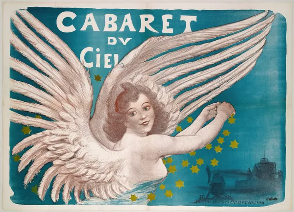 Cabaret Du Ciel av Adolphe Léon Willette