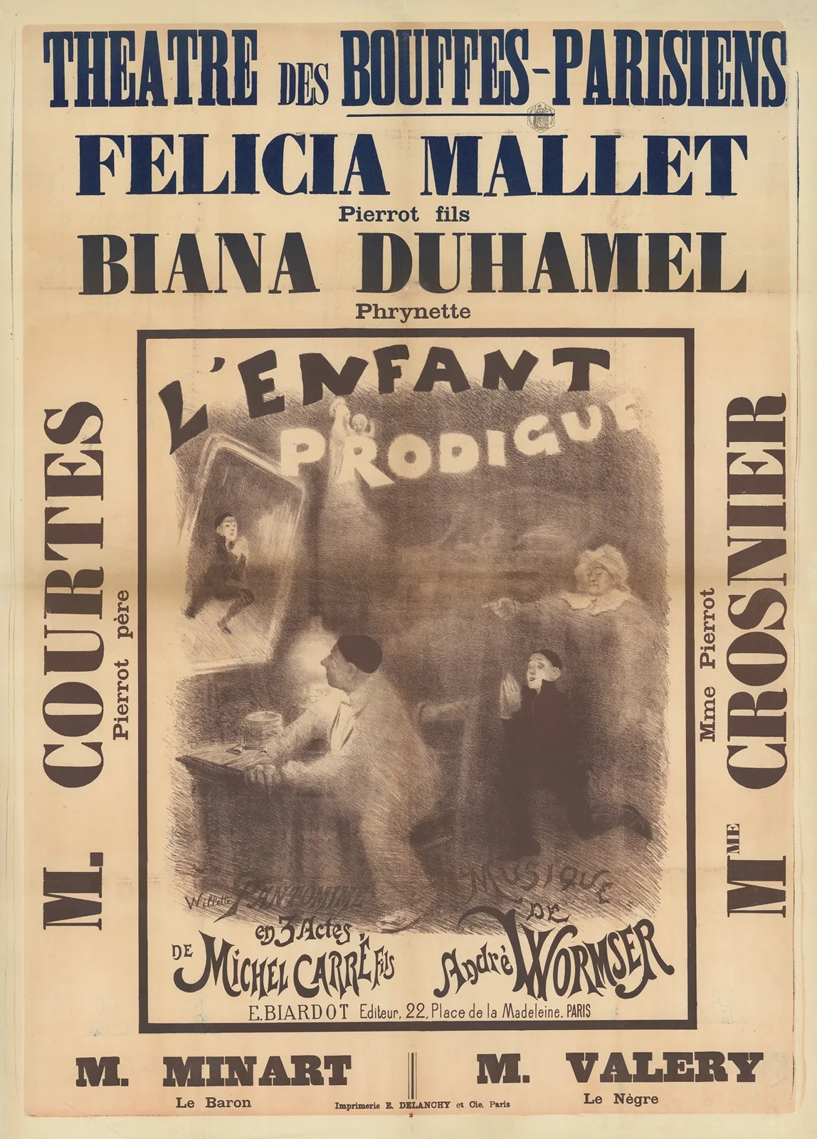 L’Enfant prodigue av Adolphe Léon Willette