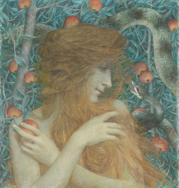 Eve av Lucien Lévy-Dhurmer