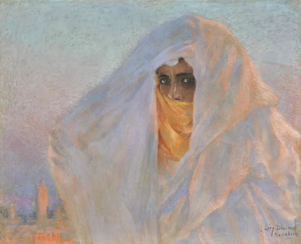 Lady of Marrakech av Lucien Lévy-Dhurmer
