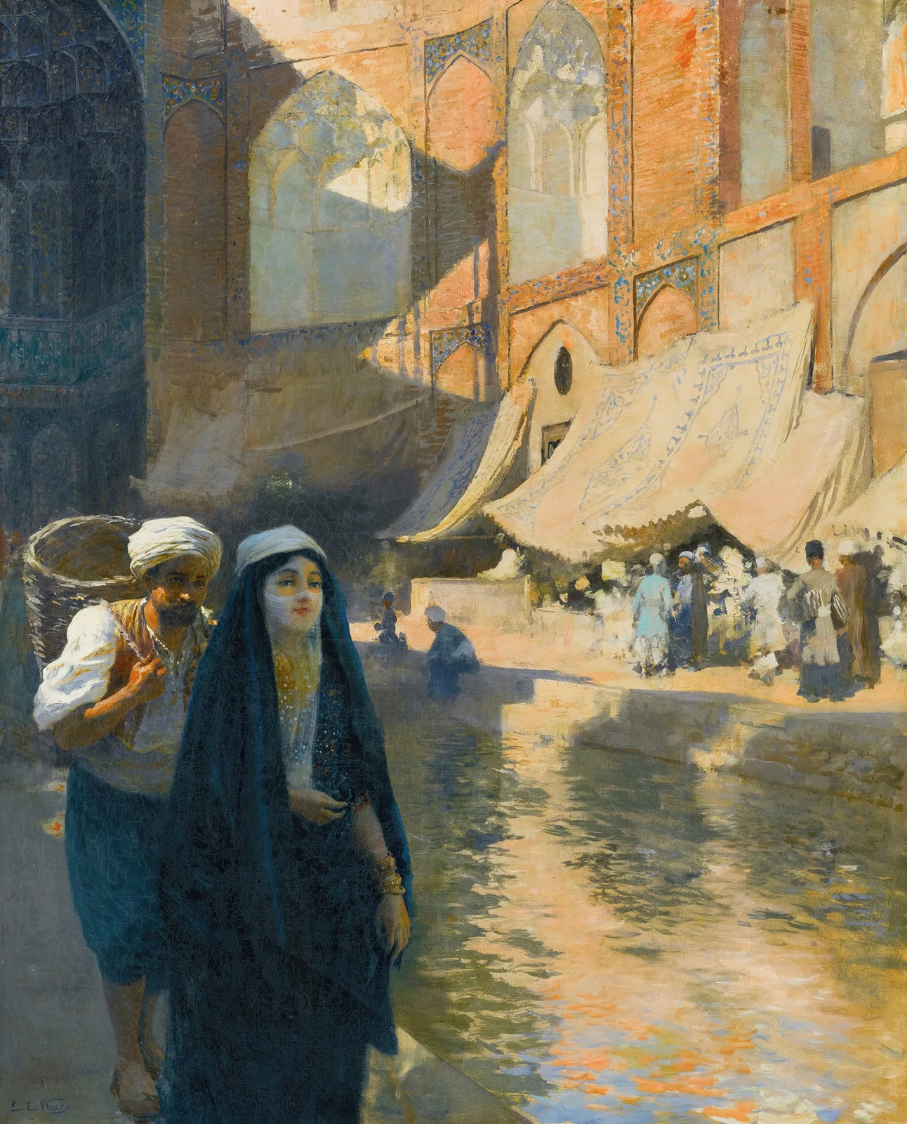 Isfahan bazaar av Edwin Lord Weeks