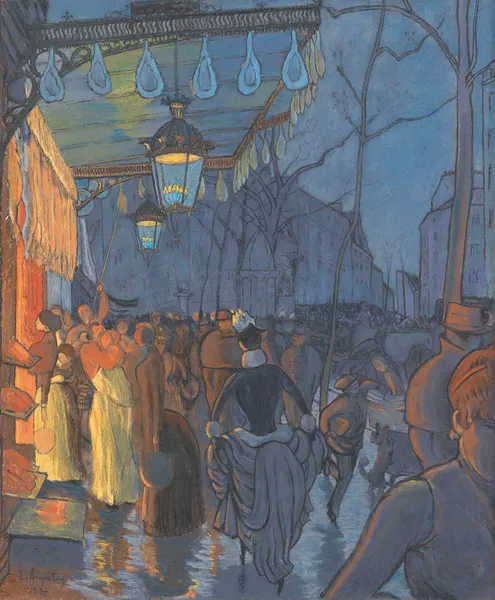 L’Avenue de Clichy av Louis Anquetin