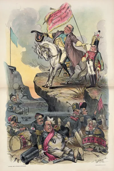 He starts in with an Austerlitz av Louis Dalrymple