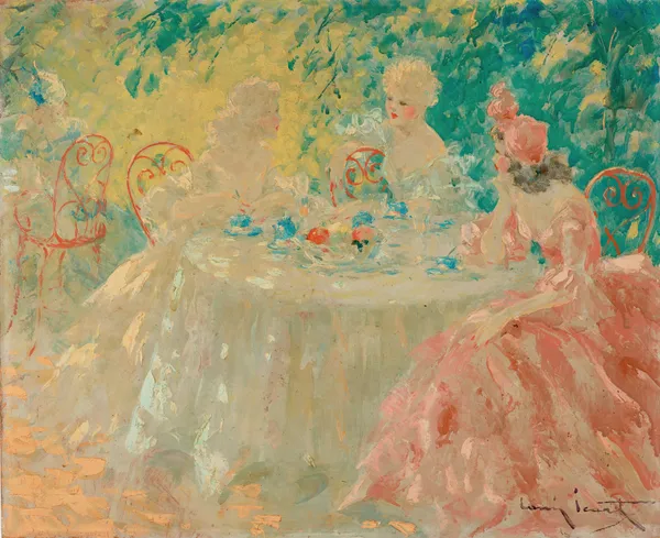 Fin de déjeuner av Louis Icart