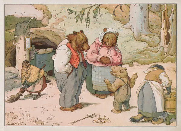 Bruin; the Adventures of a Little Bear Pl.1 av Louis Moe