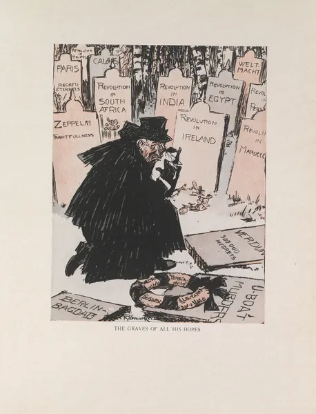 The Graves of All His Hopes av Louis Raemaekers
