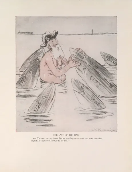 The Last of the Race av Louis Raemaekers