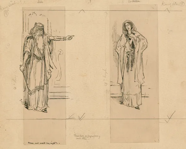 Lear, Cordelia av Louis Rhead