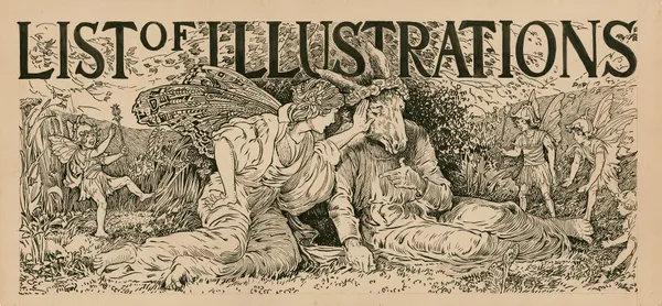 Masthead illustrations for Lamb’s Tales from Shakespeare av Louis Rhead