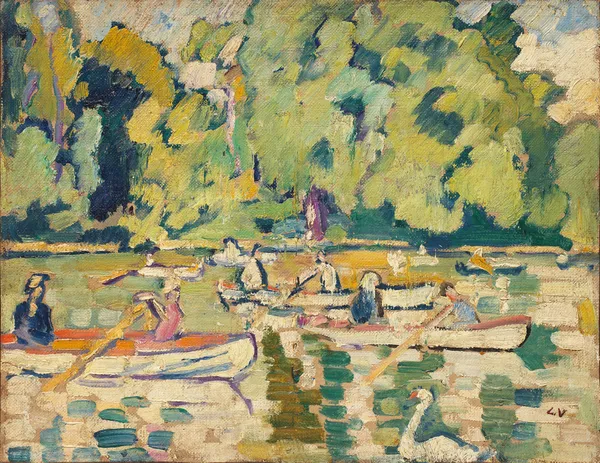 Barques au bois de Boulogne av Louis Valtat