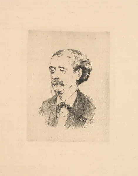 Jules Claretie av Louise Abbéma