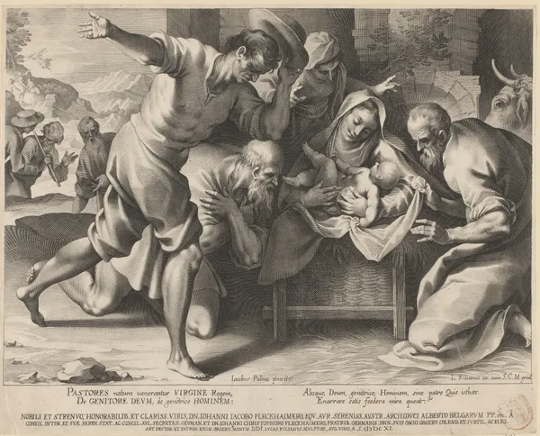 Adoration of the Shepherds av Lucas Kilian