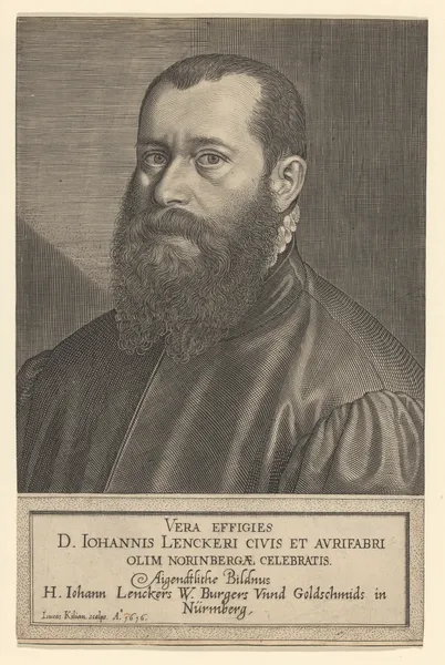 Portrait of Hans Lencker av Lucas Kilian