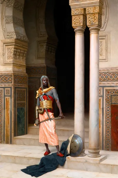 A Nubian Guard av Ludwig Deutsch
