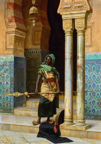 The Nubian Guard av Ludwig Deutsch