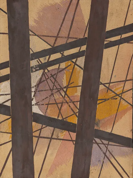 Raum-Kraft Komposition av Lyubov Popova