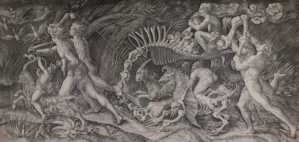 The Witches’ Procession av Marcantonio Raimondi
