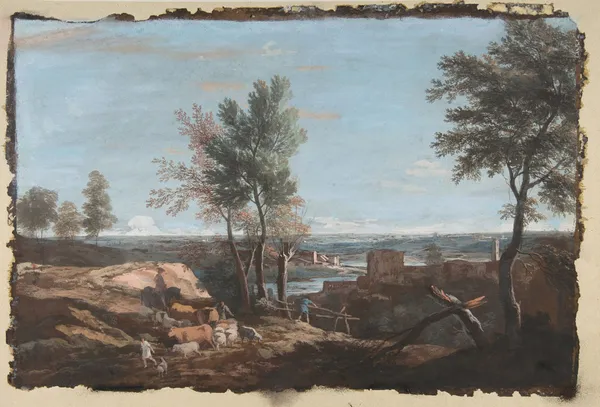 Extensive Pastoral Landscape av Marco Ricci