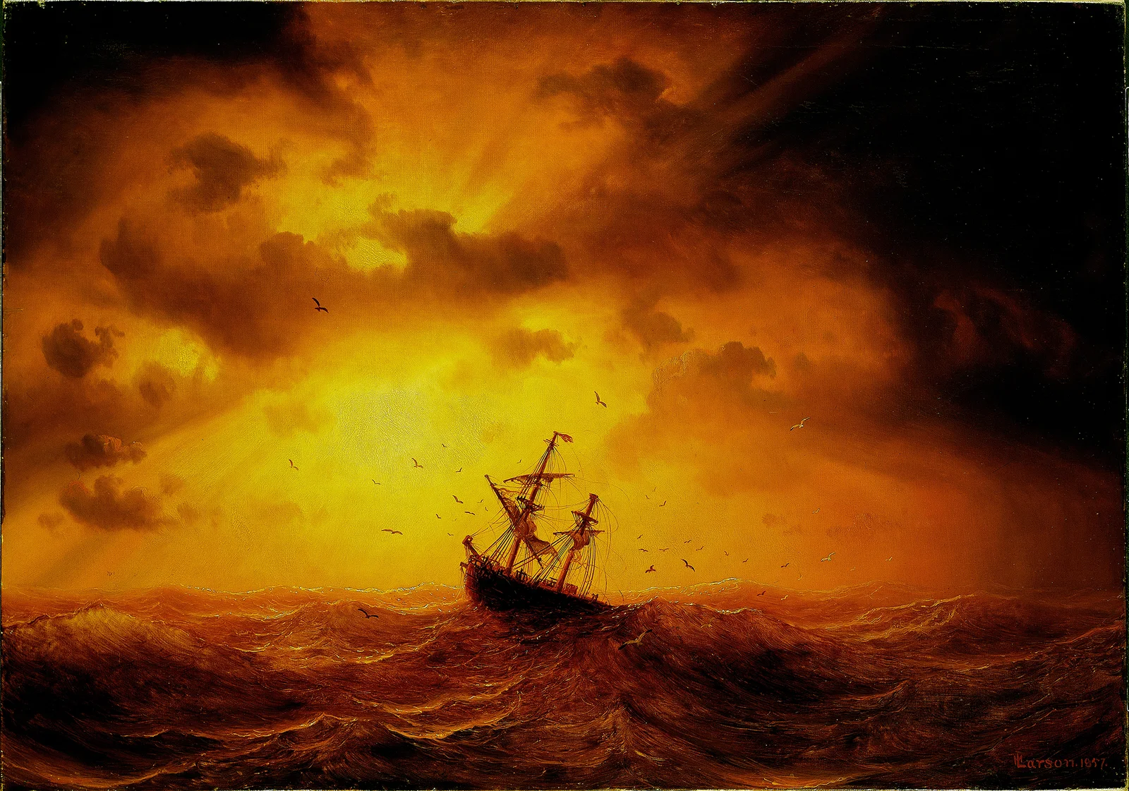 Stormy Sea av Marcus Larson
