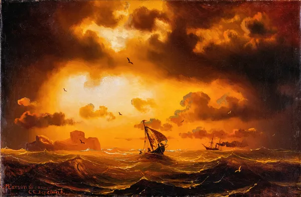 Sunset at Sea av Marcus Larson