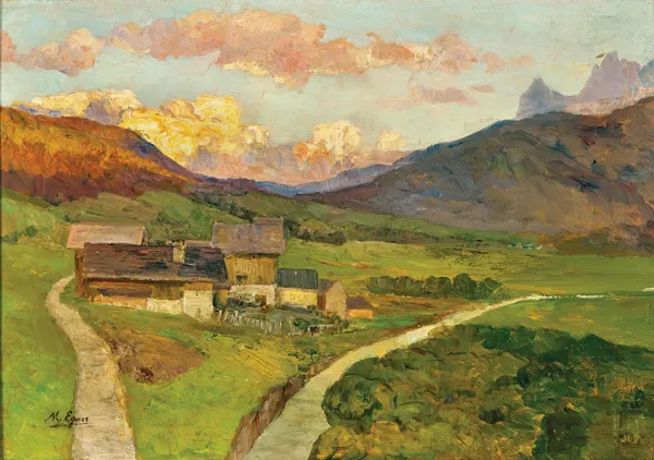 Abend im Sextenthal (Kreuzbergsattl) av Marie Egner