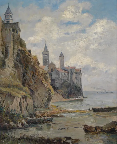 Motiv von der Insel Rab av Marie Egner