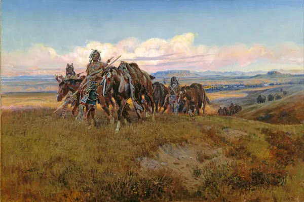 In the Enemy’s Country av Charles Marion Russell