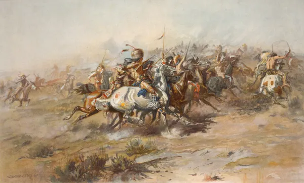 The Custer fight av Charles Marion Russell