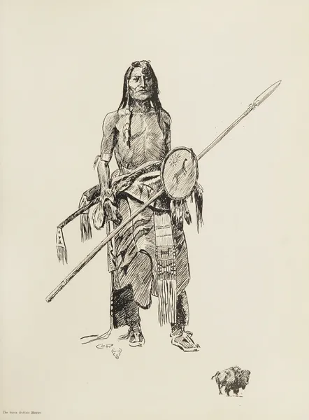 The Sioux Buffalo Hunter av Charles Marion Russell