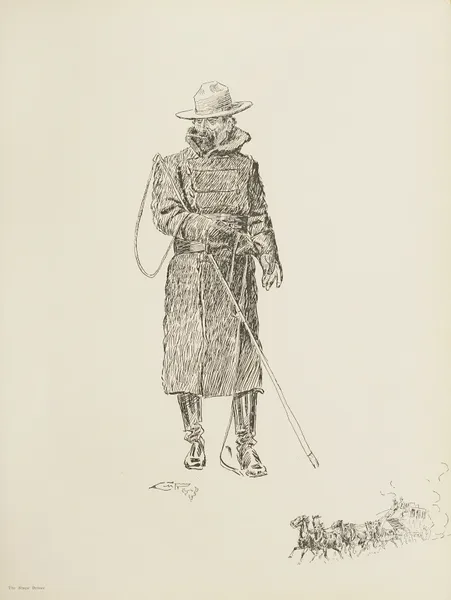 The Stage Driver av Charles Marion Russell