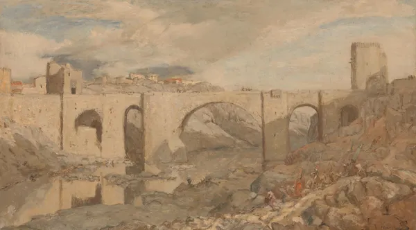 Bridge near Toledo av Marius Bauer