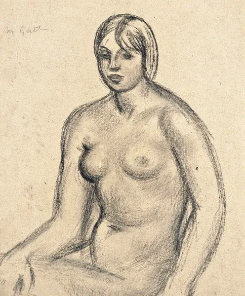 Female nude av Mark Gertler