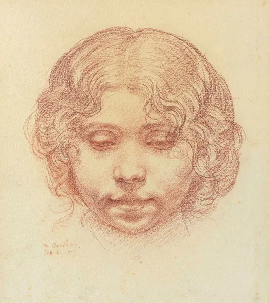 Head of a Girl av Mark Gertler