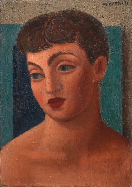 Head of a Girl (Miss Anne David) av Mark Gertler