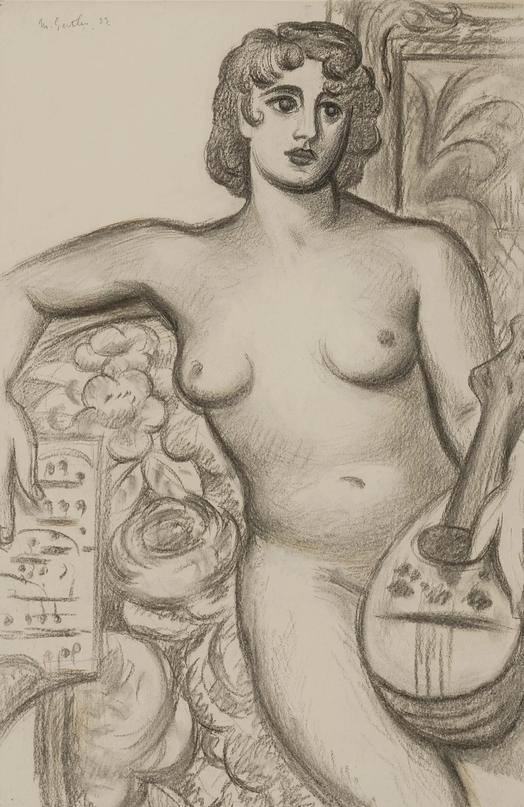 Seated Nude av Mark Gertler