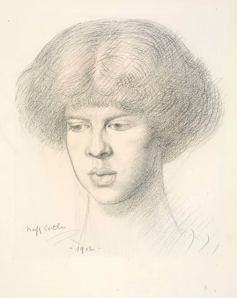 Study for The Violinist av Mark Gertler
