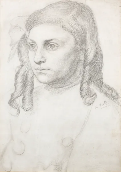 Study of May Berlinsky av Mark Gertler