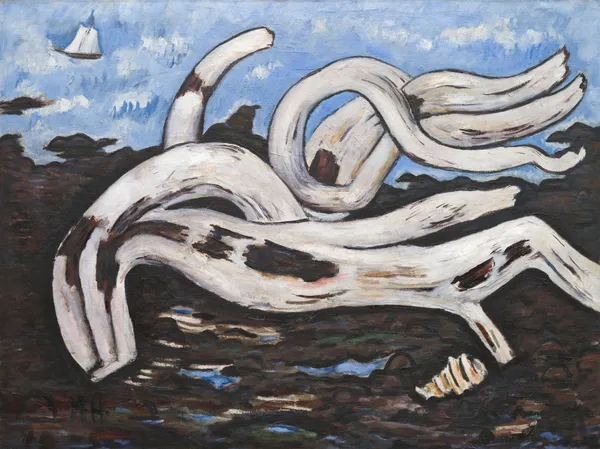 Driftwood on the Bagaduce av Marsden Hartley