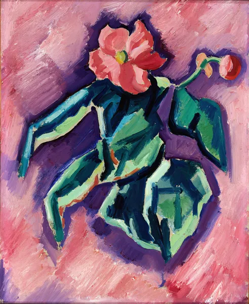 Pink Begonias av Marsden Hartley