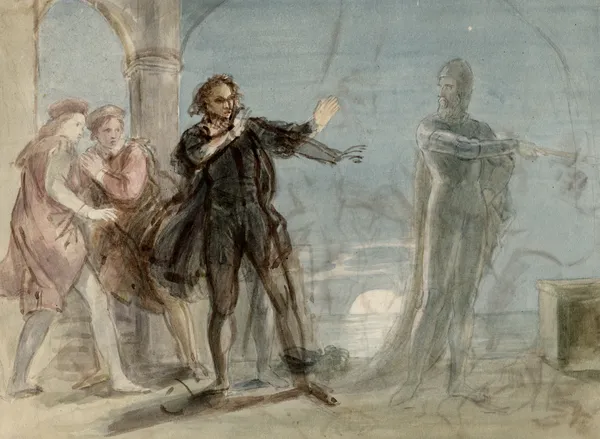 Illustrations to Shakespeare Pl.001 (19th century) av John Massey Wright