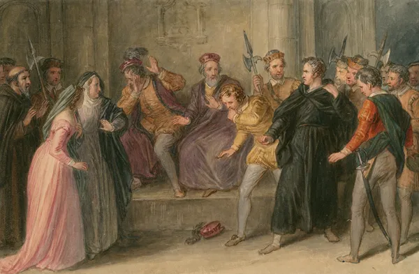 Illustrations to Shakespeare Pl.022 (19th century) av John Massey Wright